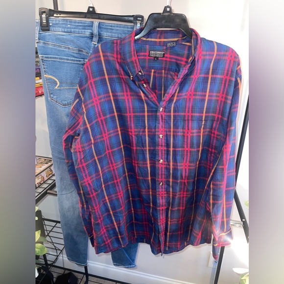 AE jeans / button up - Picture 1 of 3